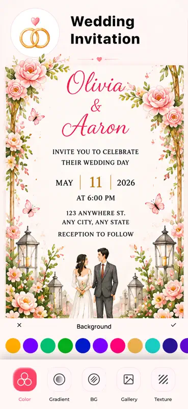 Invitation Card Maker · screenshot 2 of 8