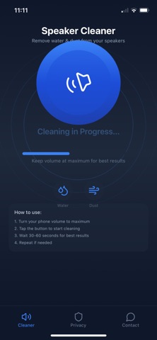 Speaker Cleaner App Screenshot 1 of 4