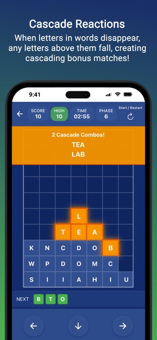 Letter Cascade: Falling Words Screenshot 2 of 9