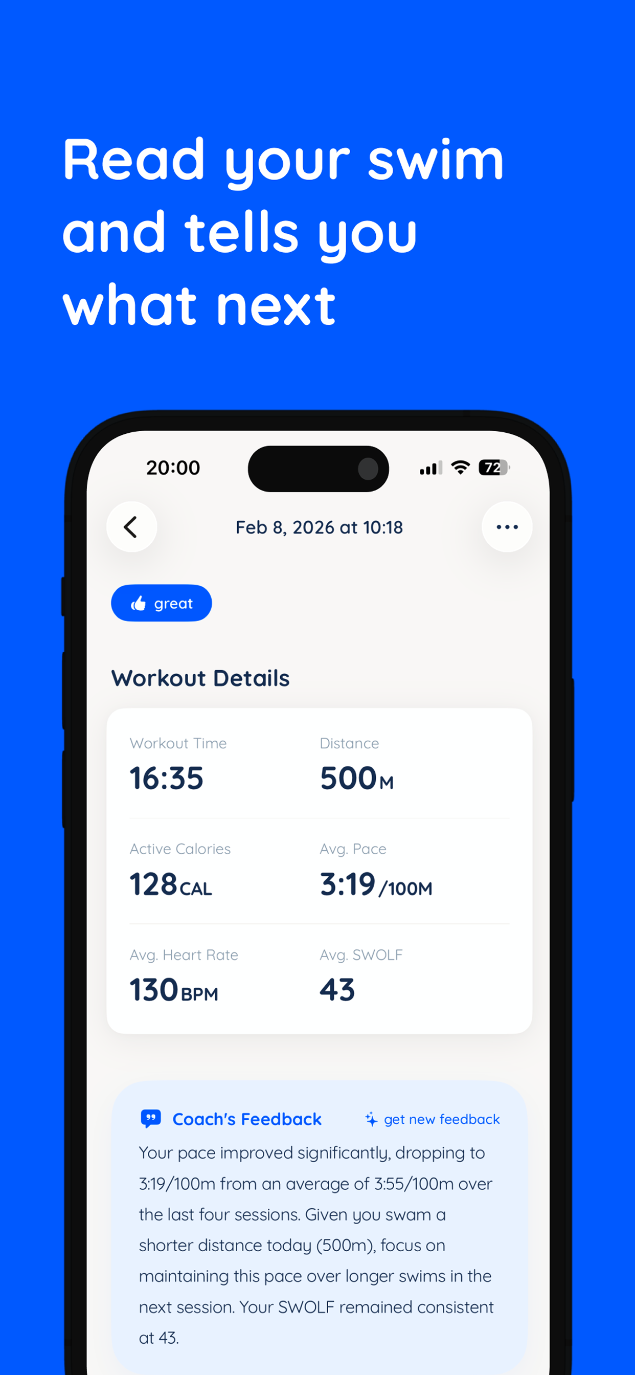 wimming - Swim Coach & Plans screenshot 3