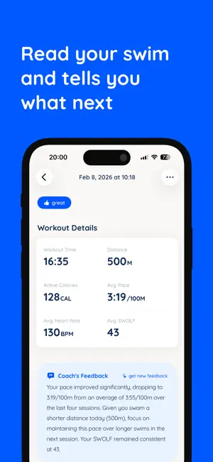 wimming - Swim Coach & Plans screenshot 3