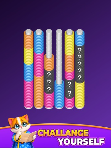 Slinky Sort 3D iPad screenshot