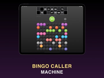 Bingo Caller, Cards & Tickets iPad screenshot