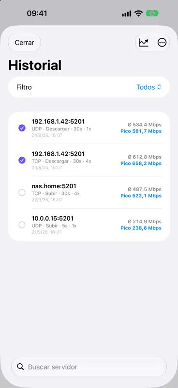 iPerf Reloaded screenshot 3 of 5