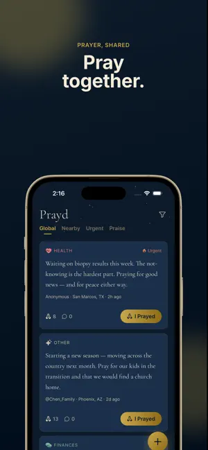 Prayd: Prayer Community screenshot 1