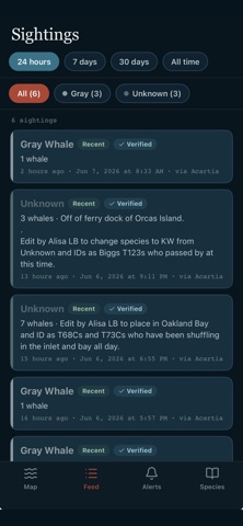 Whale Watch PNW Screenshot 4 of 5