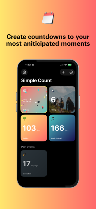 Simple Countdown Widget App Screenshot 1 of 4