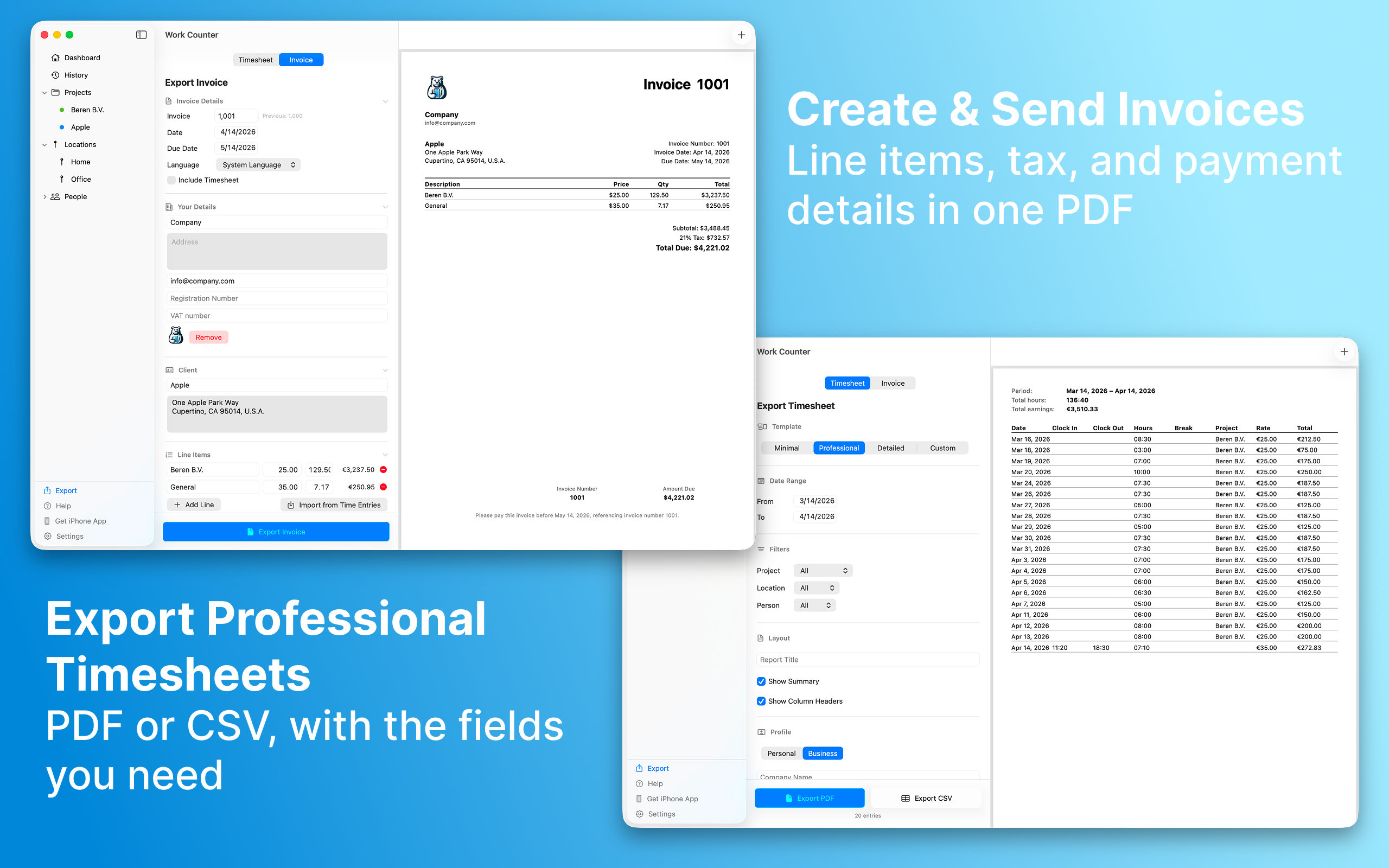 Work Counter: Hours Tracker screenshot 23