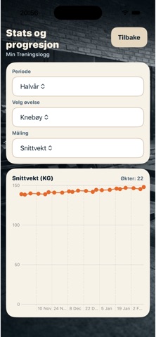 Strength Log and Progress Screenshot 2 of 3