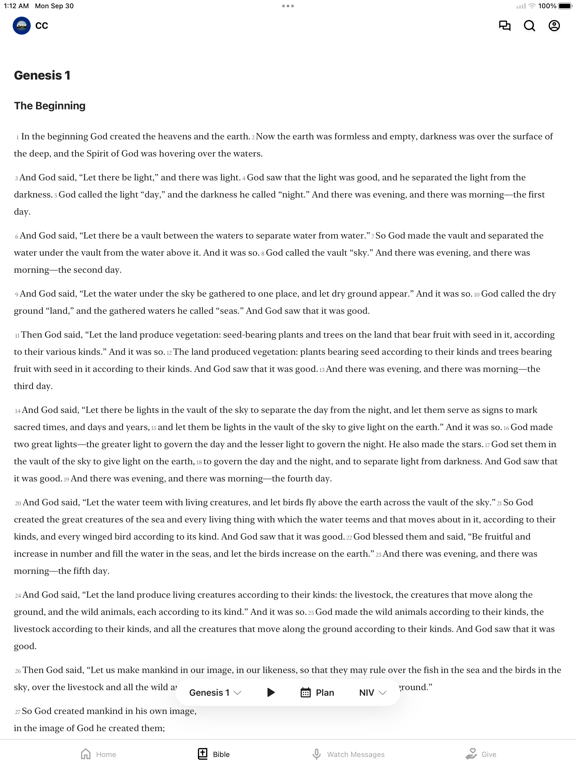 City Church iPad screenshot 3 - Education app