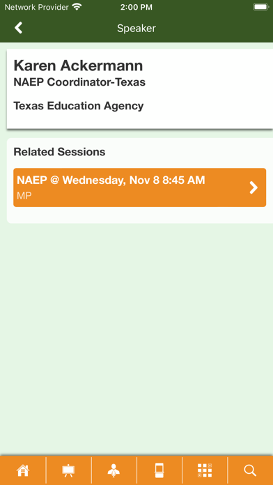 Texas Assessment/TACTP Conf. Screenshot