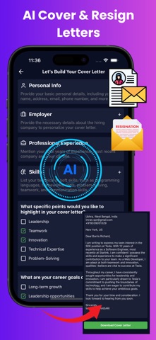 AI Resume Builder - Resumint screenshot