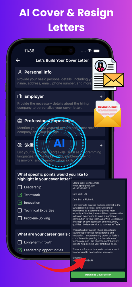 AI Resume Builder - Resumint screenshot 4