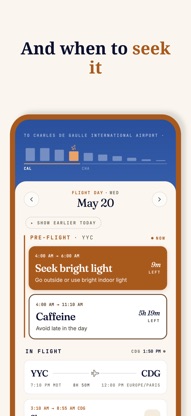 Jetlag Coach: Travel Plan screenshot 5