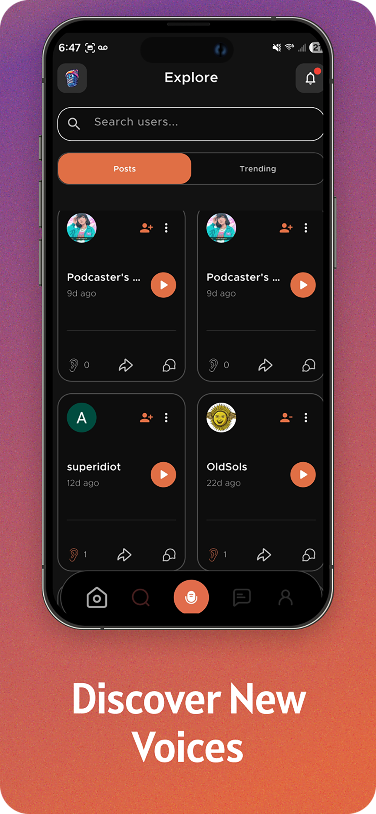 Heard Social: Voice-Only App screenshot 3