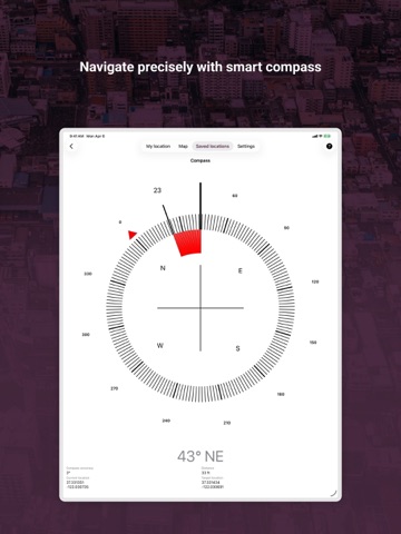 My GPS Location ° iPad screenshot