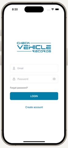 Check Vehicle Records screenshot