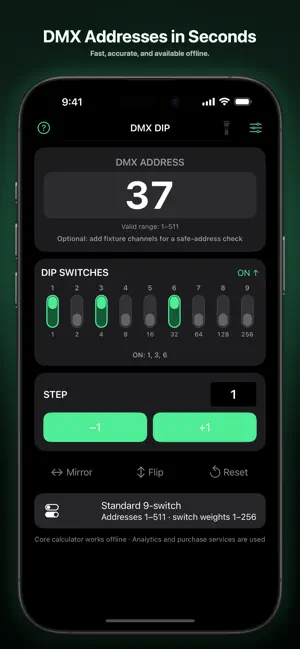 DMX DIP - DipTally screenshot 1