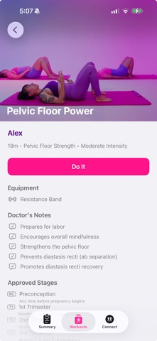 Expect—Prenatal & Pelvic Floor iPhone screenshot
