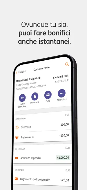 ING Italia - Banca Online iPhone screenshot 5