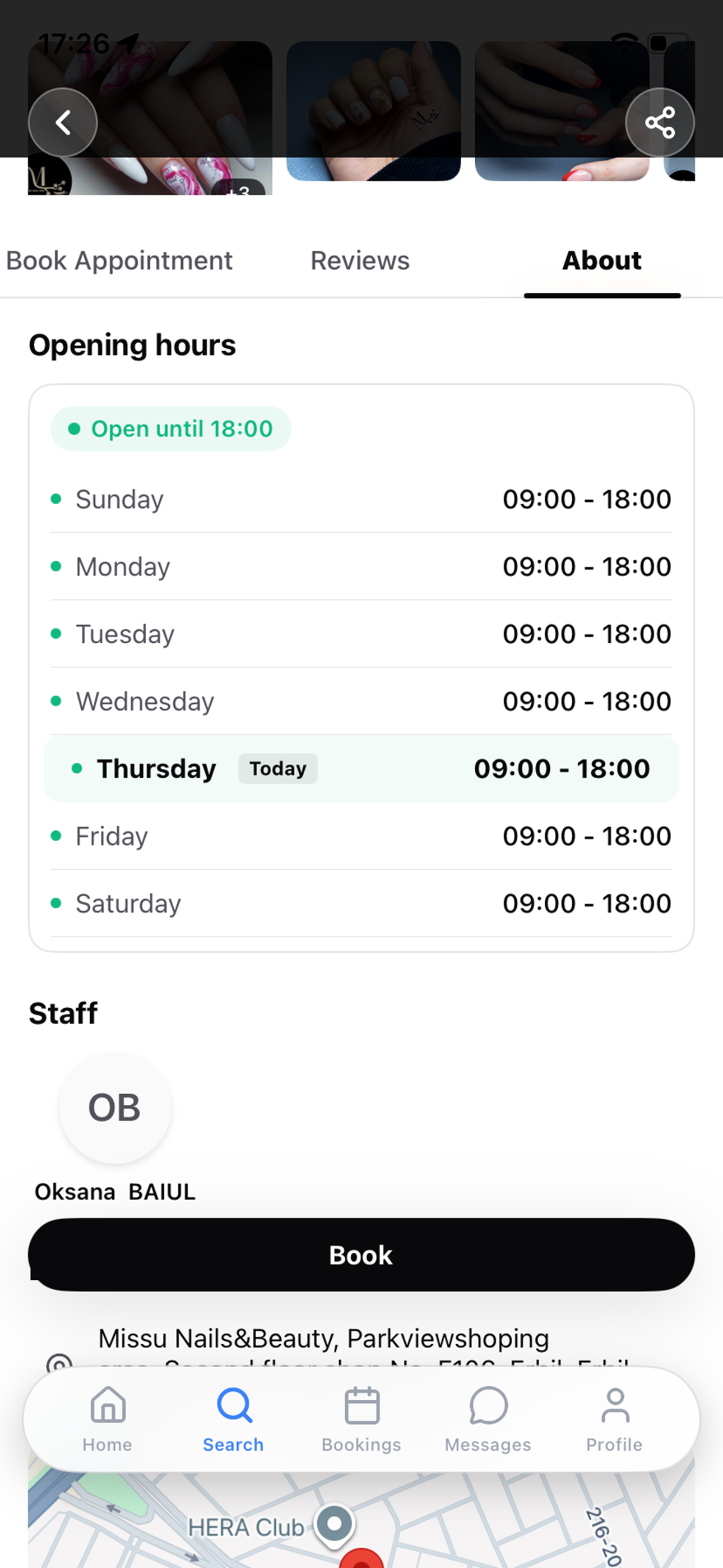 Glowy · Booking App