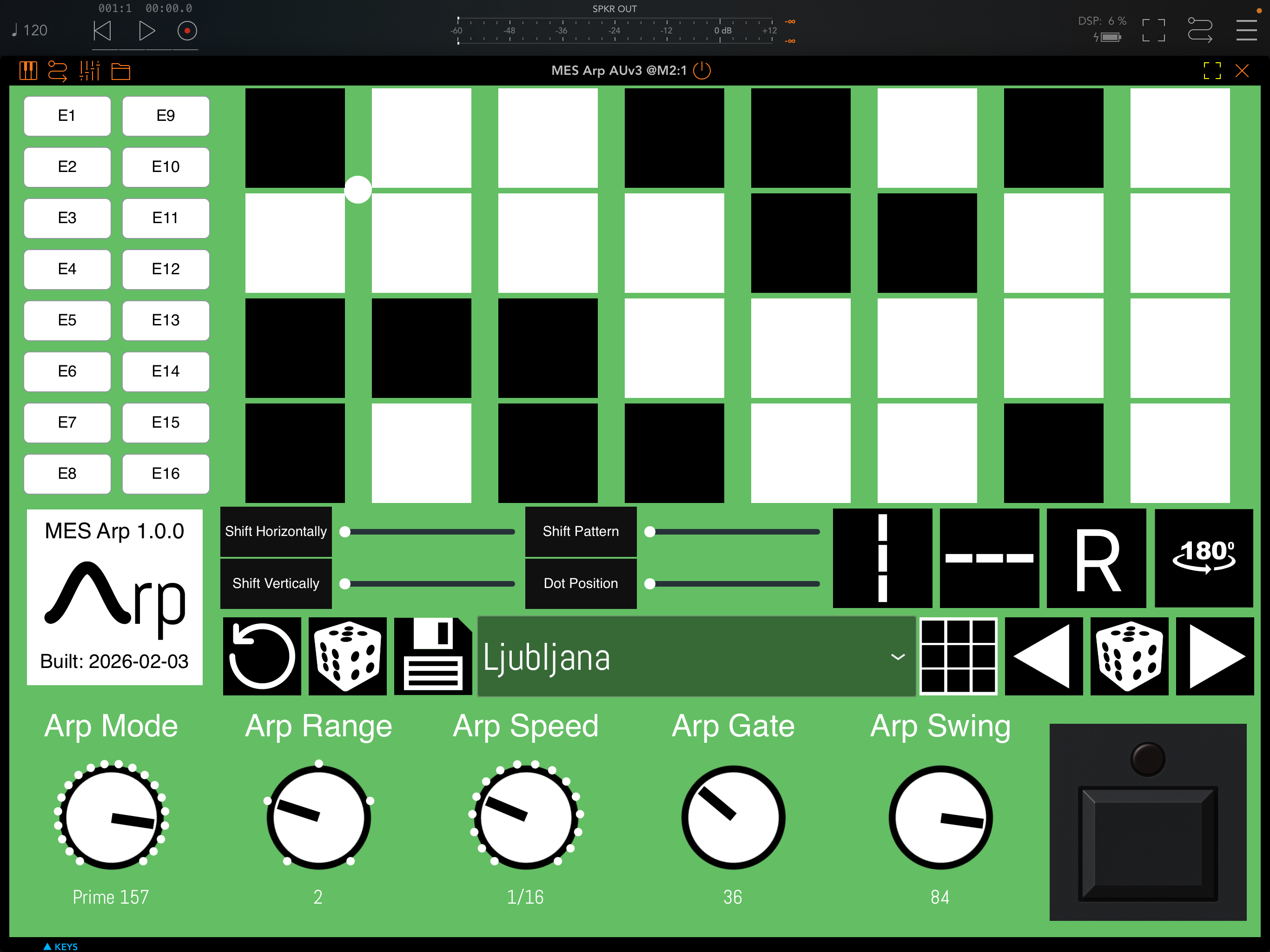 MES Arpeggiator