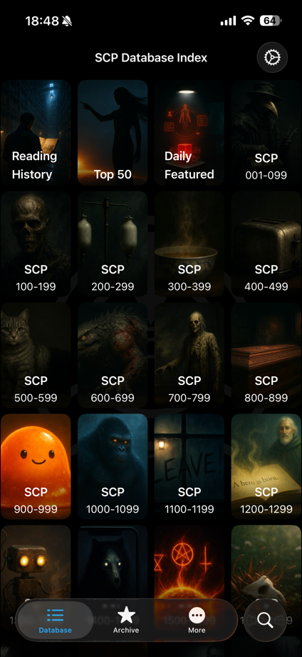 SCP Foundation nn5n offline 的 App Store 截图 1
