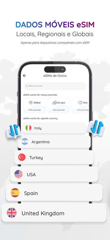 Numéro eSIM: Données & Numéros screenshot 3 of 5