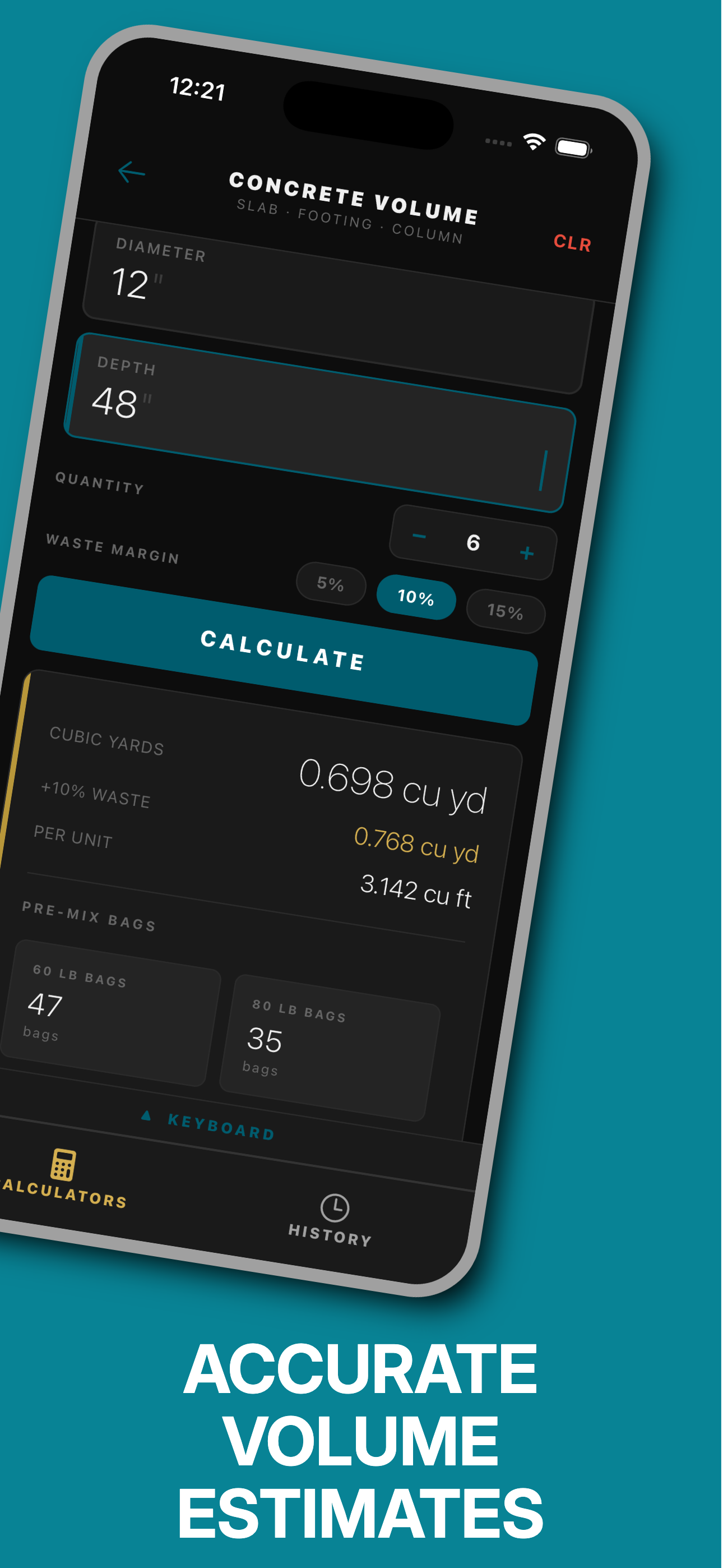 OpusCalc Pro: Contractor Calc screenshot 5