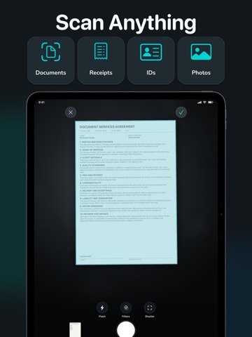 PDF Scanner App - ProScan iPad screenshot