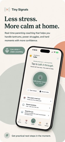 Tiny Signals: Parenting Coach Screenshot 1 of 7