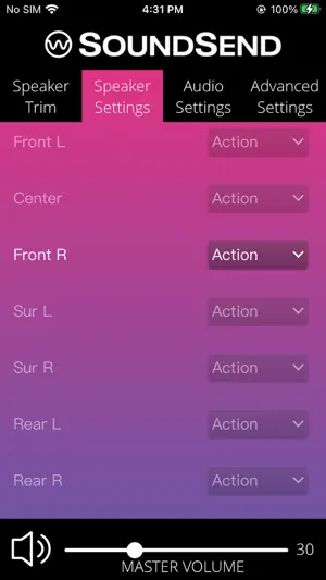 WiSA SoundSend screenshot 2