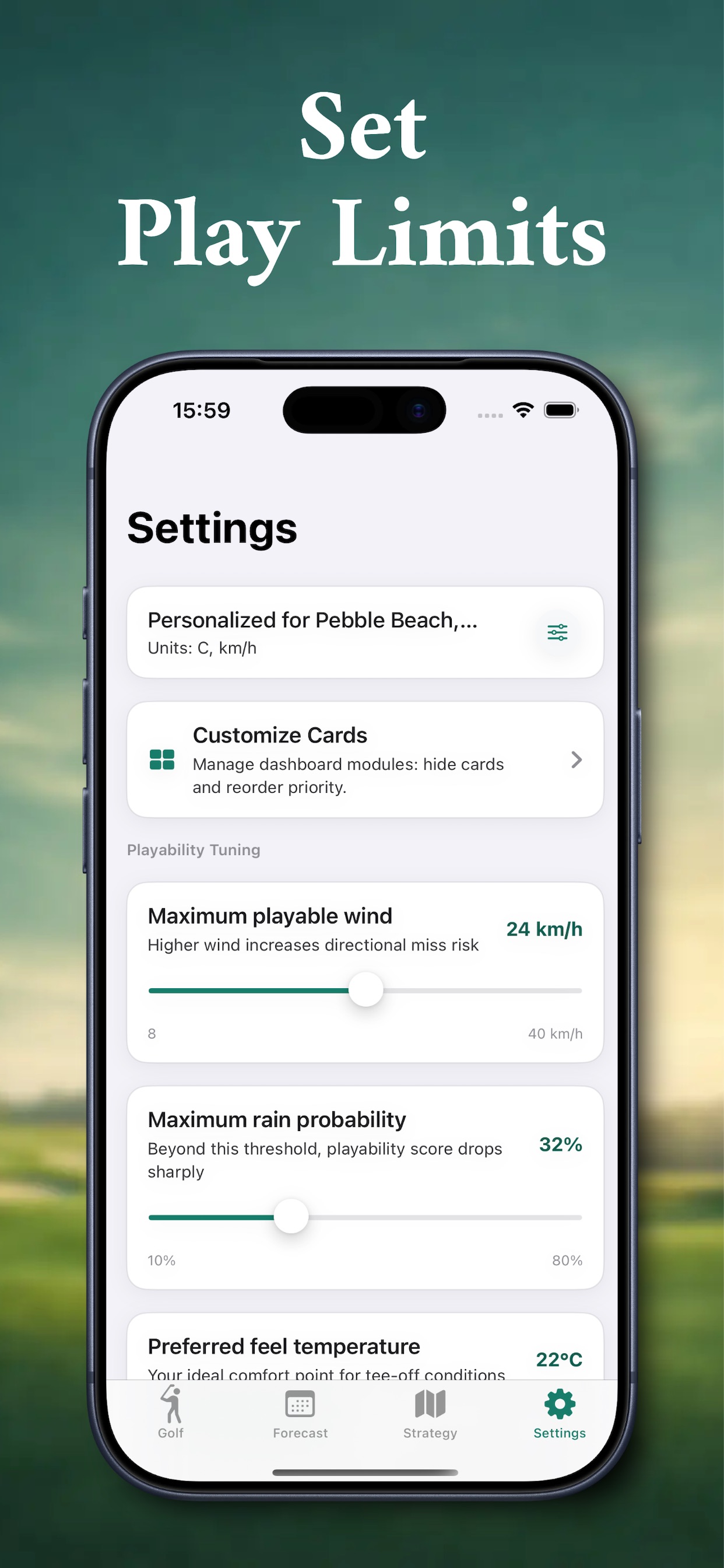 Screenshot 4 of GolfCast: Golf Weather