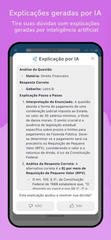 Oab Simulados com IA iPhone screenshot