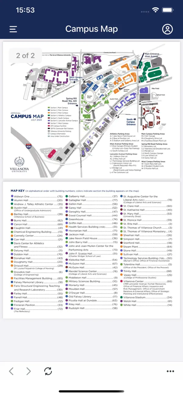 Screenshot #3 pour Villanova University Guides