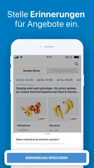 Screenshot von ALDI Nord auf dem iPhone 6