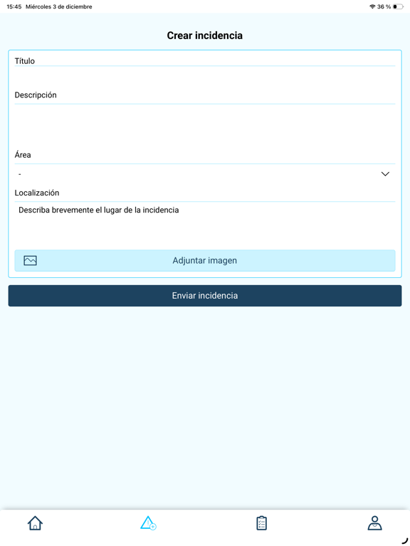 Incidencias Tomares iPad screenshot 7 - Utilities app