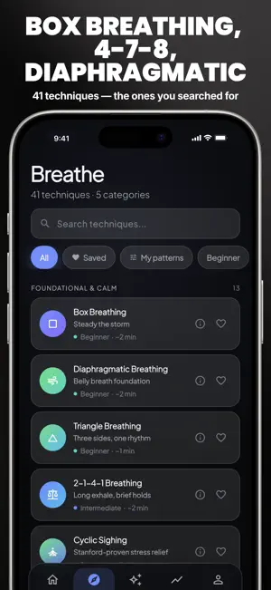 Zephyr: Breathing Exercises screenshot 3