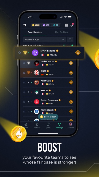 KBOOM - Esport Fan App