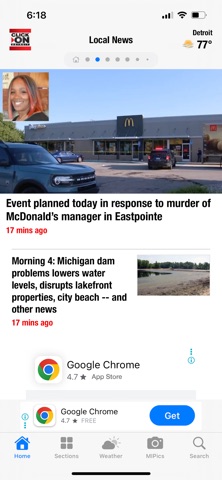 App screenshot