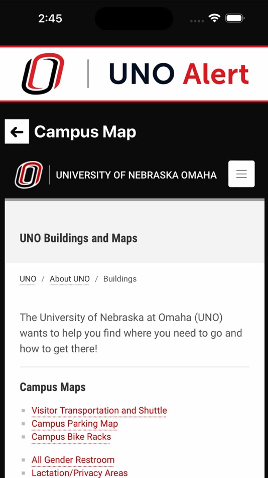 #8. UNO Alert (iOS) 由: University of Nebraska at Omaha