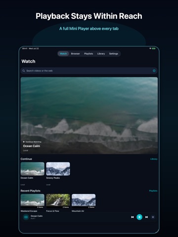 Video + : Player for Cloud iPad screenshot