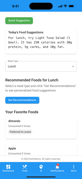 NutriNanny Screenshot 5 of 8