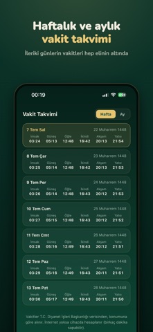 İhsan - Namaz Vakitleri iPhone screenshot
