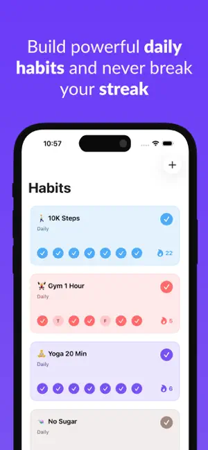 Habit Streaks - Daily Tracker screenshot 1