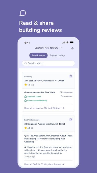 Openigloo NYC Apartment Finder screenshot