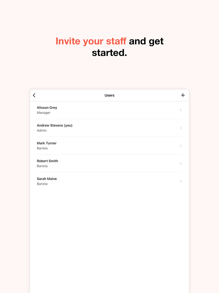 Brewspace Café Manager