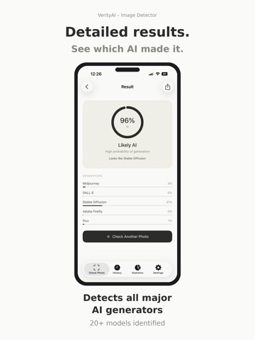 VerityAI – Image Detector iPad screenshot