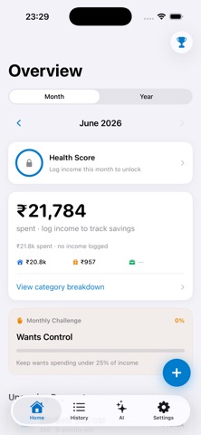 Another Expense Tracker screenshot