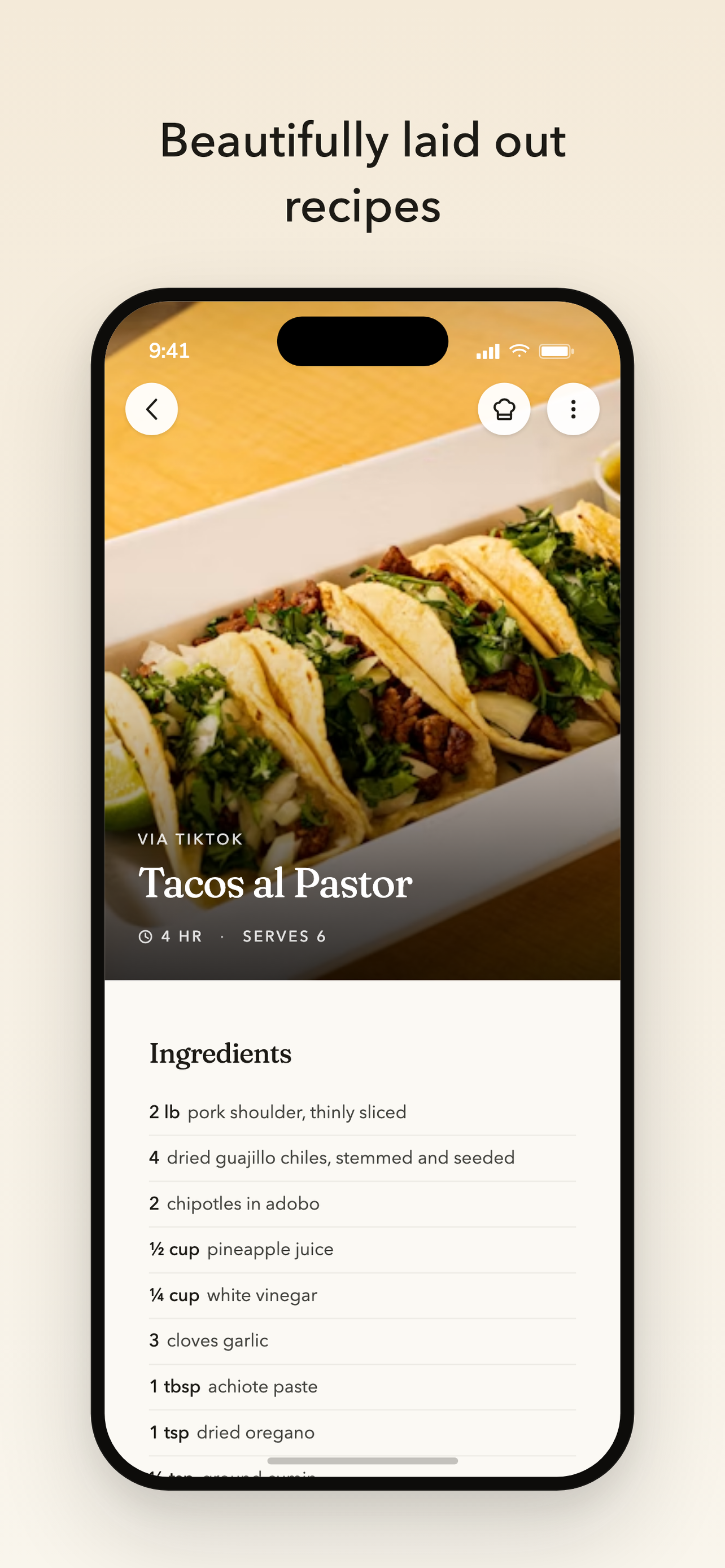 Keepsake: Recipe Manager screenshot 3